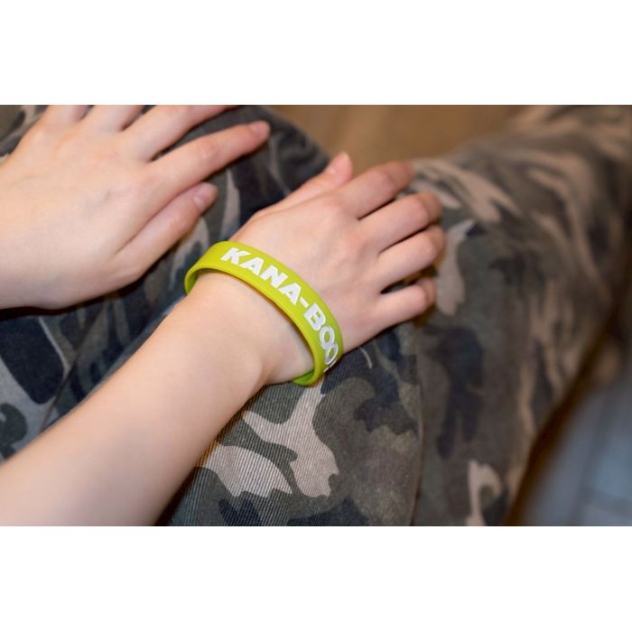 KANA-BOON ロゴ ラバーバンド ＜ライトグリーン＞ 